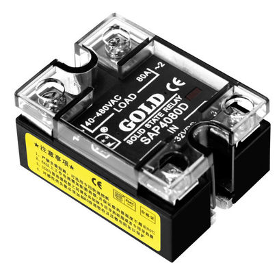 Genuine GOLD single-phase 80A solid-state relay SAP4880D DC-controlled AC 220V relay